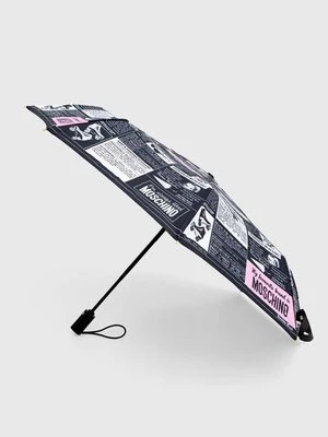 Moschino parasol kolor czarny