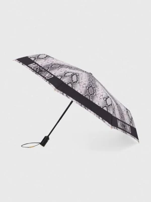 Moschino parasol kolor czarny 8920 OPENCLOSEA