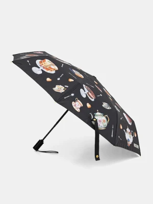 Moschino parasol kolor czarny 8953