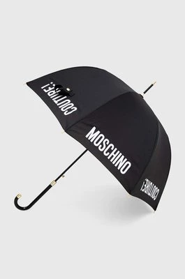 Moschino parasol kolor czarny 8982
