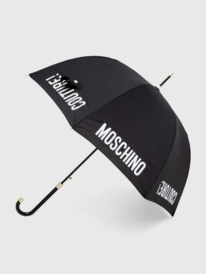 Moschino parasol kolor czarny 8982