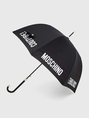 Moschino parasol kolor czarny 8982