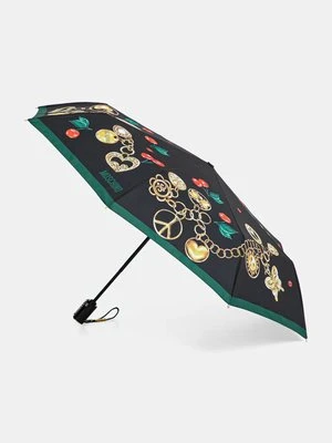 Moschino parasol kolor czarny 8990