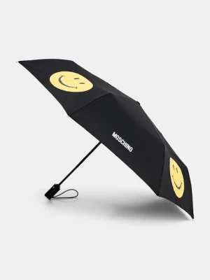Moschino parasol kolor czarny 9090