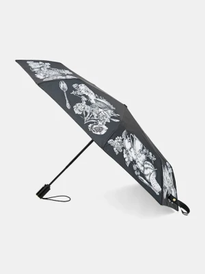 Moschino parasol kolor czarny 9180