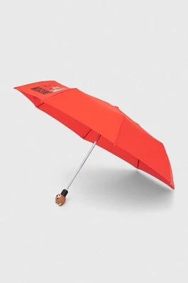 Moschino parasol kolor czerwony 8061 OPENCLOSEA