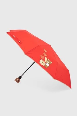 Moschino parasol kolor czerwony