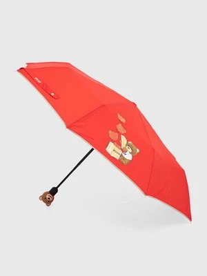 Moschino parasol kolor czerwony