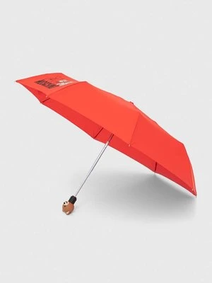 Moschino parasol kolor czerwony 8061 OPENCLOSEA