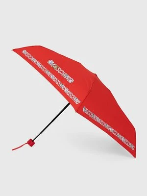 Moschino Parasol kolor czerwony 8123