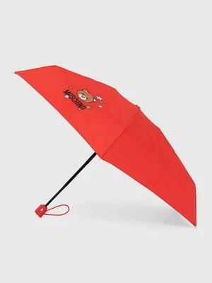 Moschino Parasol kolor czerwony 8211