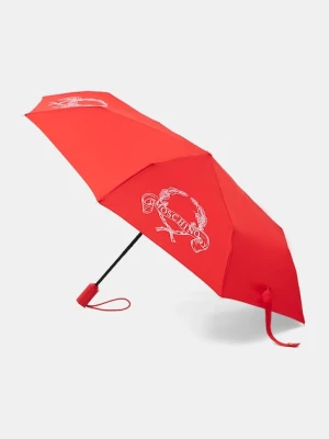Moschino parasol kolor czerwony 8981