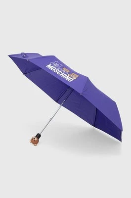 Moschino parasol kolor fioletowy 8061 OPENCLOSEA