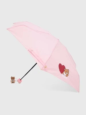 Moschino parasol kolor różowy 8188