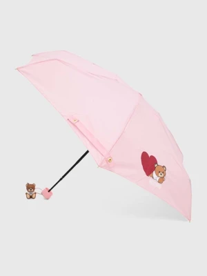 Moschino parasol kolor różowy 8188