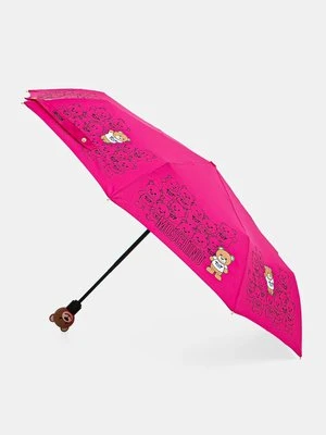 Moschino parasol kolor różowy 8422