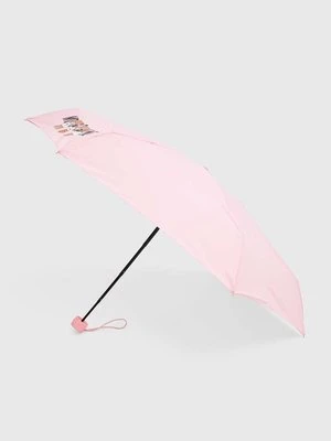 Moschino parasol kolor różowy 8425