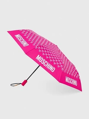 Moschino parasol kolor różowy 8936 OPENCLOSEA