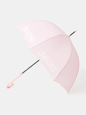 Moschino parasol kolor różowy 8982