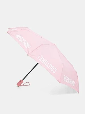 Moschino parasol kolor różowy 8983