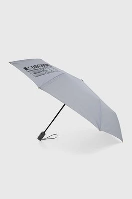 Moschino parasol kolor szary 8941