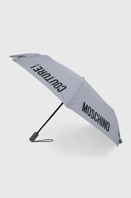 Moschino parasol kolor szary 8983