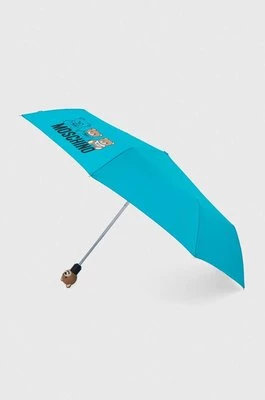 Moschino parasol kolor turkusowy 8061 OPENCLOSEA