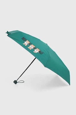 Moschino parasol kolor zielony 8425