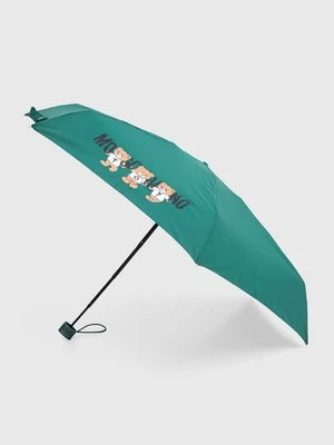 Moschino parasol kolor zielony 8425