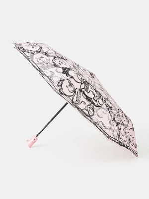 Moschino parasol automatyczny damski różowy