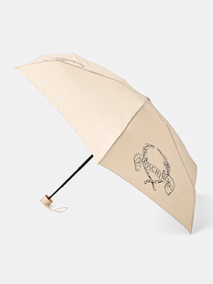 Moschino parasol składany beżowy
