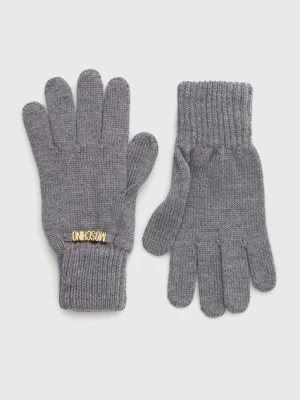 Moschino rękawiczki wełniane