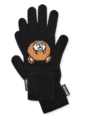 Moschino Rękawiczki | z dodatkiem wełny