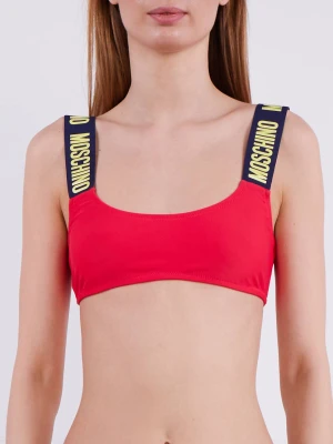 Moschino Swim Góra od bikini czerwony