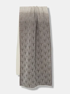 Moschino szal z dodatkiem lnu