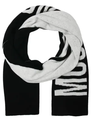 Moschino Szal | z dodatkiem wełny i kaszmiru