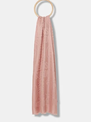 Moschino szalik wełniany kolor różowy gładki M2943 3232