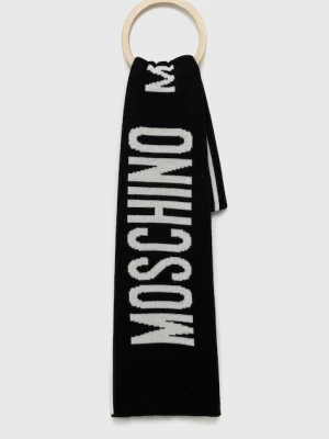 Moschino szalik z dodatkiem wełny