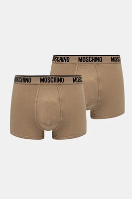 Moschino Underwear bokserki 2-pack męskie kolor beżowy 13974402