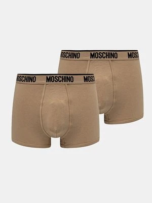 Moschino Underwear bokserki 2-pack męskie kolor beżowy 13974402