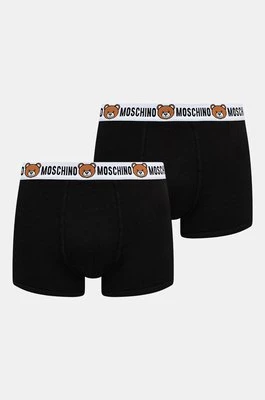 Moschino Underwear bokserki 2-pack męskie kolor czarny 13874402