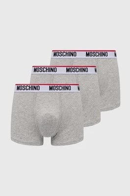 Moschino Underwear bokserki 3-pack męskie kolor szary 241V1A13954300