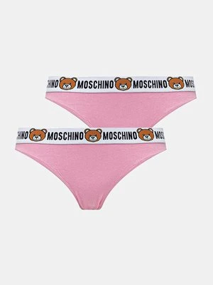 Moschino Underwear figi 2-pack kolor różowy A13844402