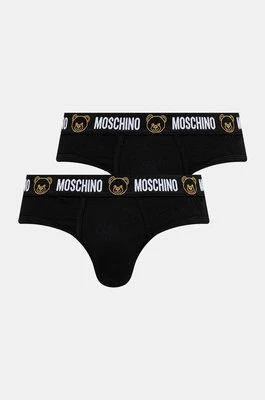 Moschino Underwear slipy 2-pack męskie kolor czarny 13014406