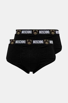 Moschino Underwear slipy 2-pack męskie kolor czarny 13024406