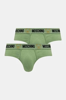 Moschino Underwear slipy 2-pack męskie kolor zielony 13014406