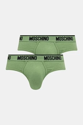 Moschino Underwear slipy 2-pack męskie kolor zielony 13964402