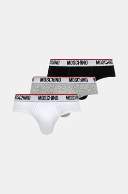 Moschino Underwear slipy 3-pack męskie kolor biały 241V1A13934300