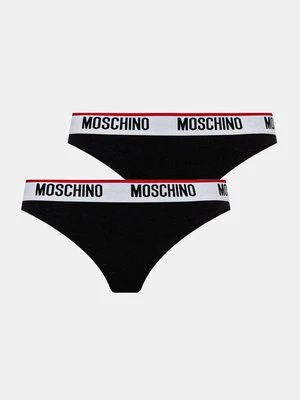 Moschino Underwear stringi 2-pack kolor czarny A13824402