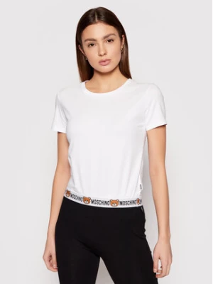 MOSCHINO Underwear & Swim T-Shirt ZUA1908 9003 Biały Regular Fit